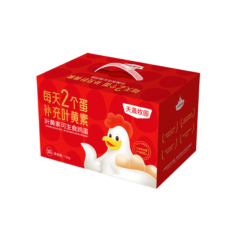 叶黄素可生食鸡蛋
